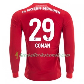 Fußballtrikots FC Bayern München Kingsley Coman 29 2019-2020 Langarm Heimtrikotsatz kaufen